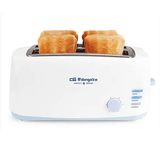 Orbegozo TO 4500 tostadora 6 4 rebanada(s) 1400 W Blanco