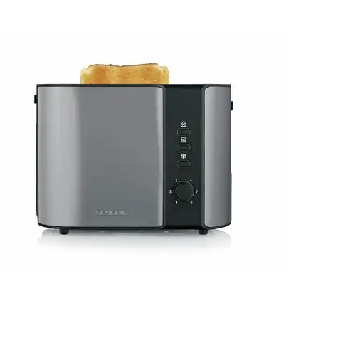 Severin AT 9573 tostadora 2 rebanada(s) 800 W Antracita, Negro