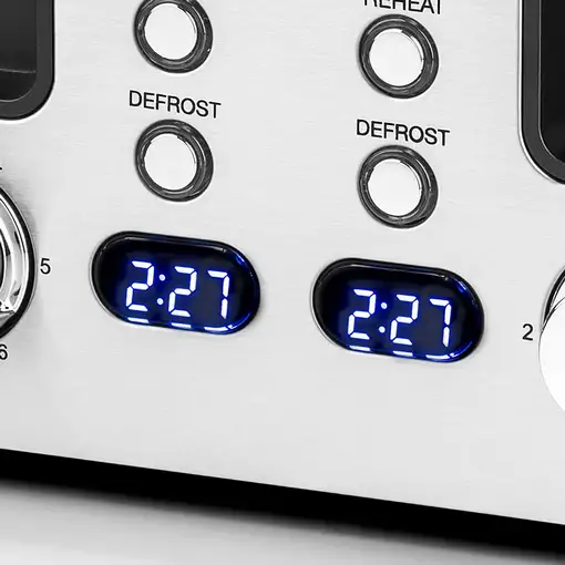 Haeger TO-17D.015A tostadora 6 4 rebanada(s) 1700 W Acero inoxidable