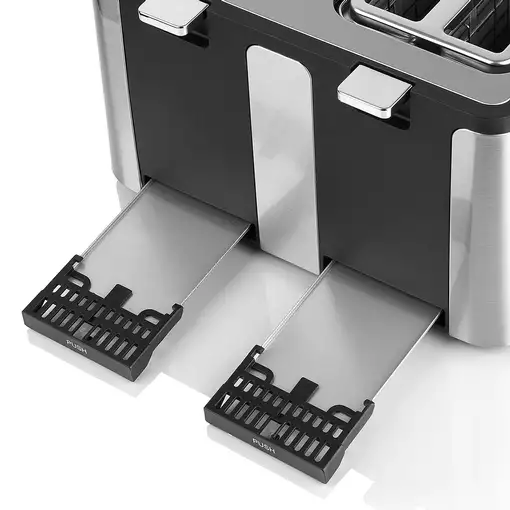 Haeger TO-17D.015A tostadora 6 4 rebanada(s) 1700 W Acero inoxidable