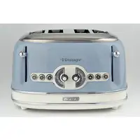 Ariete 0156/05 6 4 rebanada(s) 1600 W Azul, Cromo, Blanco