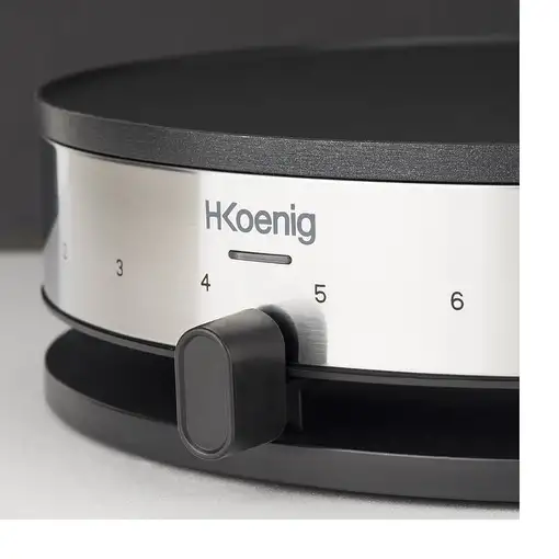 H.Koenig KREP29 crepera 1 crep(s) 1300 W Negro, Acero inoxidable