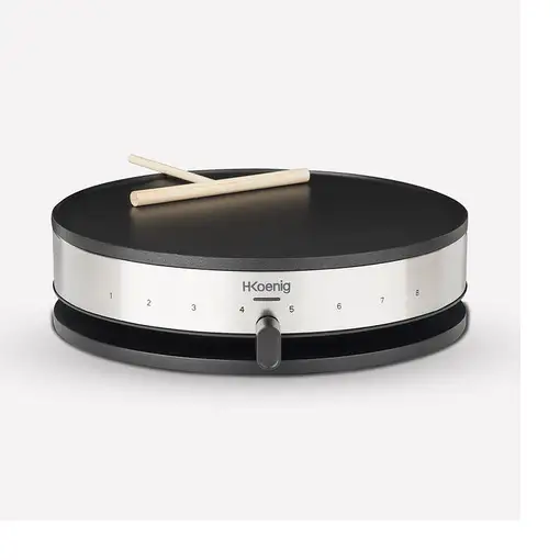 H.Koenig KREP29 crepera 1 crep(s) 1300 W Negro, Acero inoxidable