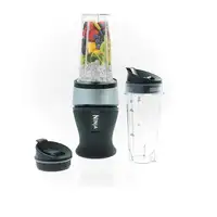 Ninja QB3001 0,47 L Batidora de vaso 700 W Negro, Plata