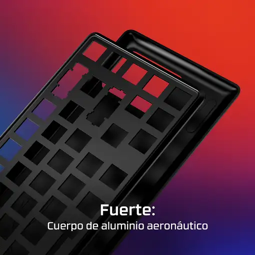Teclado mecánico gaming HyperX Alloy Origins Core PBT HX rojo