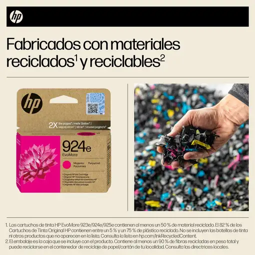 HP Cartucho de Tinta Original EvoMore 924e magenta