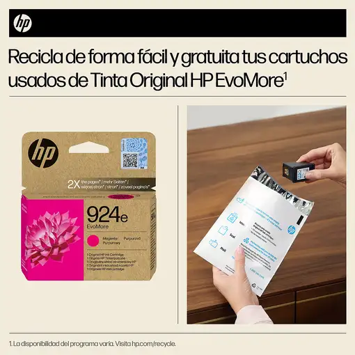 HP Cartucho de Tinta Original EvoMore 924e magenta