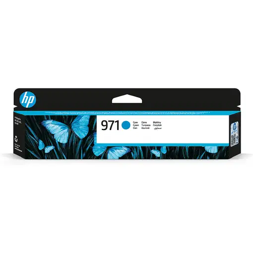 HP Cartucho de tinta original 971 cian