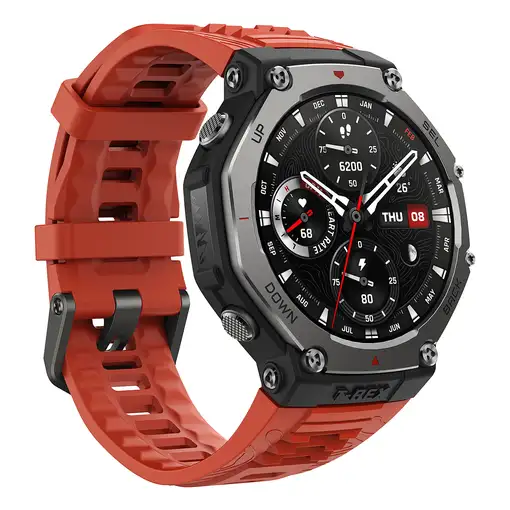 Amazfit T-Rex 3 Lava 3,81 cm (1.5\) AMOLED Digital 480 x 480 Pixeles Pantalla táct