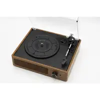 Technaxx TX-186 Tocadiscos de tracción por correa Negro, Madera