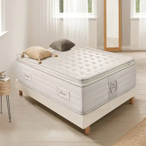 Colchón King Premier Multizone, 27 cm, 100 x 190 cm -Moonia