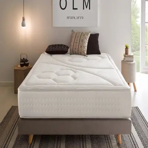 Colchón Viscoelástica Quantum Alta Densidad, 90 x 180 cm -Moonia