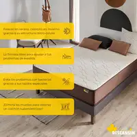 Colchon 180x190 Viscoelástico + REGALO 2 Almohadas Viscoelasticas 90 cm Descansin