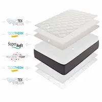 Colchón SuperSoft Nordic Flex 21cm, 140 x 190 cm - Moonia