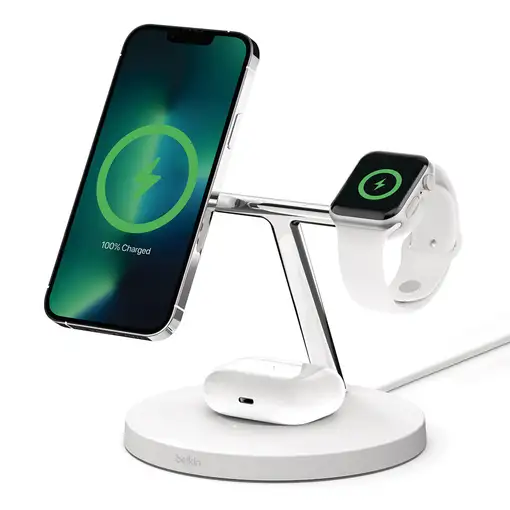 Belkin WIZ017vfWH Auriculares, Smartphone, Reloj inteligente Blanco Corriente alte