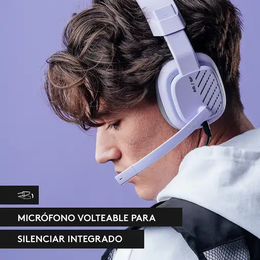 ASTRO Gaming A10 Auriculares Alámbrico Diadema Juego Gris, Lila