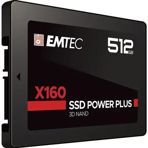 Emtec X160 512 GB 2.5" Serial ATA III QLC 3D NAND