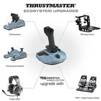 Thrustmaster TCA Sidestick Airbus edition Negro, Azul USB Palanca de mando PC