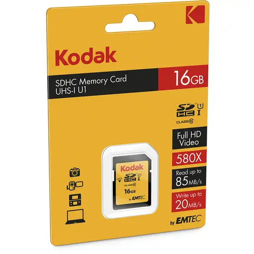 Emtec SDHC 16GB Class10 U1 UHS-I Clase 10