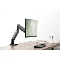 Digitus Soporte de monitor universal sencillo con muelle neumático y fijación a pr