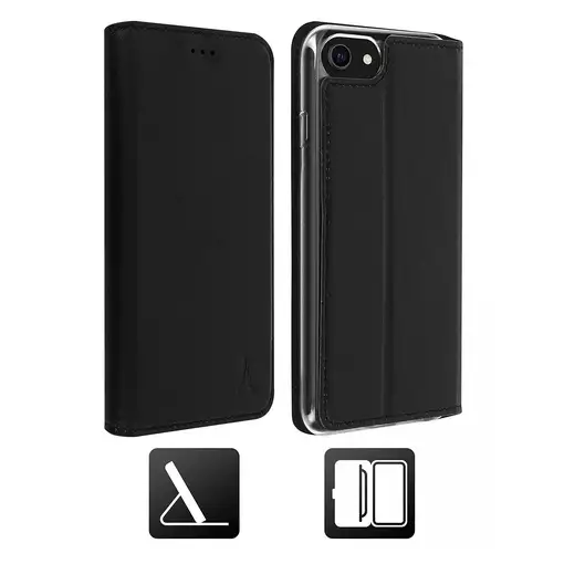Akashi ALTFOLIOIP7BL funda para teléfono móvil Folio Negro