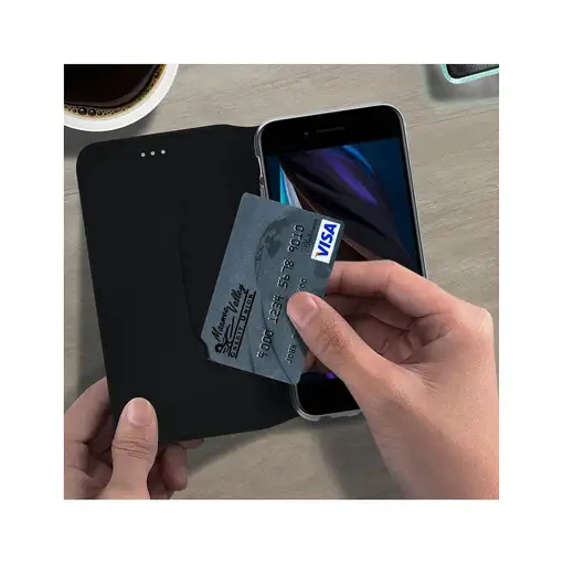 Akashi ALTFOLIOIP7BL funda para teléfono móvil Folio Negro