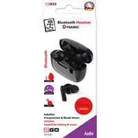 2GO TWS Dynamic Auriculares Inalámbrico Dentro de oído Llamadas/Música Bluetooth N