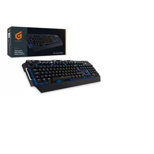 Conceptronic KRONIC teclado Juego USB QWERTY Portugués Negro