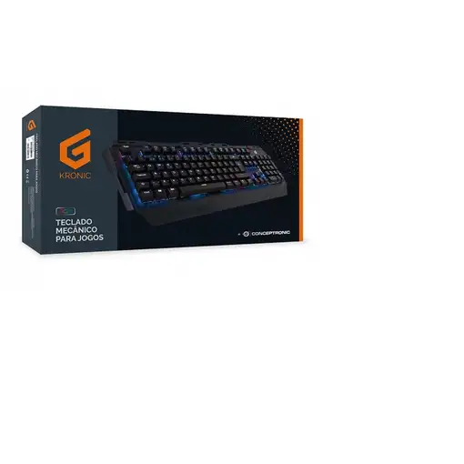 Conceptronic KRONIC teclado Juego USB QWERTY Portugués Negro