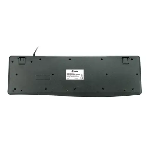 Equip 245210 teclado Oficina USB QWERTZ Alemán Negro