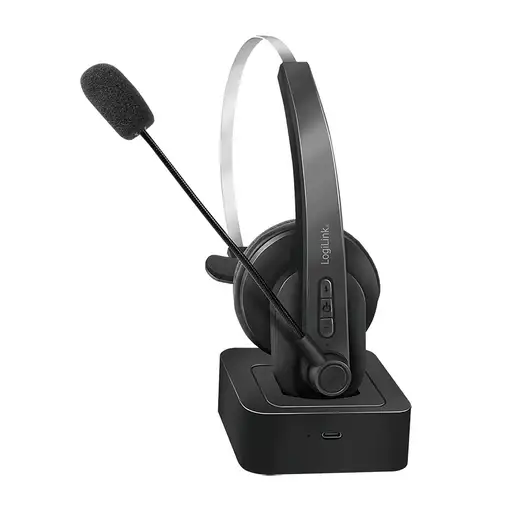 LogiLink BT0059 auricular y casco Auriculares Inalámbrico Diadema Oficina/Centro d