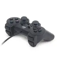 Gembird JPD-UDV-01 mando y volante Negro USB 2.0 Gamepad Analógico/Digital PC