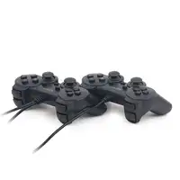 Gembird JPD-UDV2-01 mando y volante Negro USB 2.0 Gamepad Analógico/Digital PC