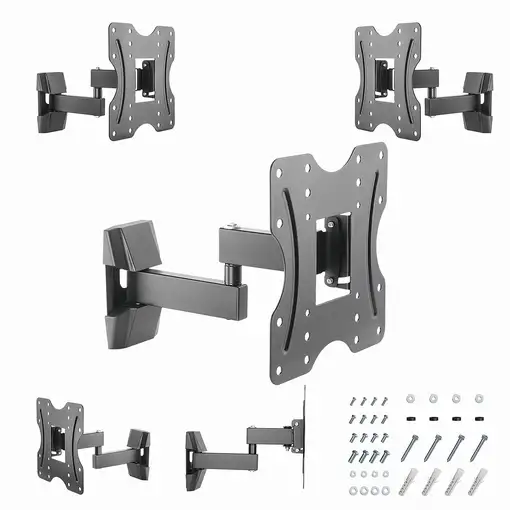 Gembird WM-42ST-01 soporte para TV 106,7 cm (42") Negro