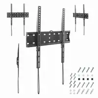 Gembird WM-55F-02 soporte para TV 139,7 cm (55") Negro