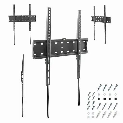 Gembird WM-55F-02 soporte para TV 139,7 cm (55") Negro