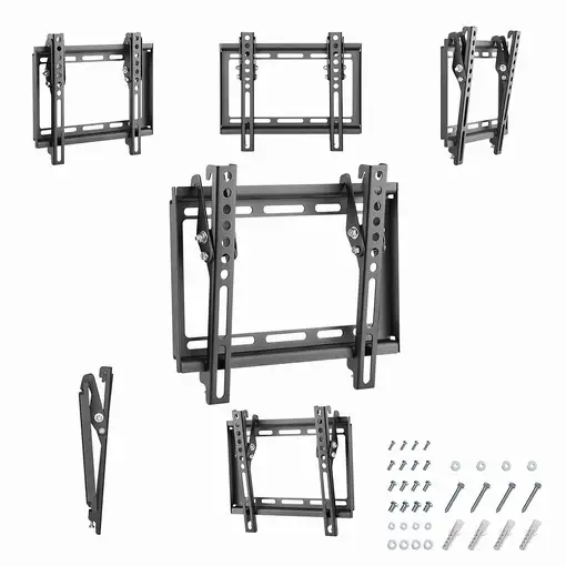 Gembird WM-42T-04 soporte para TV 106,7 cm (42") Negro