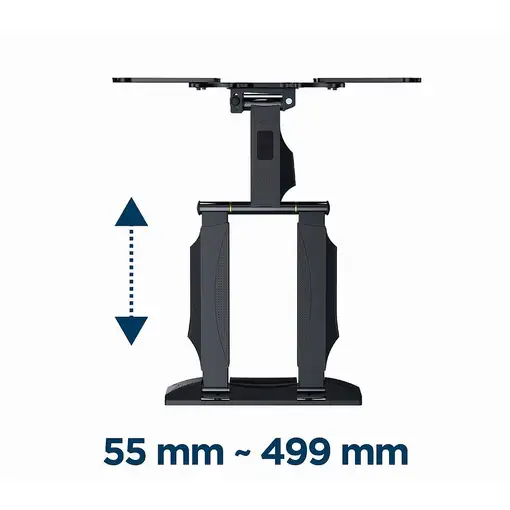 Gembird WM-55ST-01 soporte para TV 139,7 cm (55") Acero