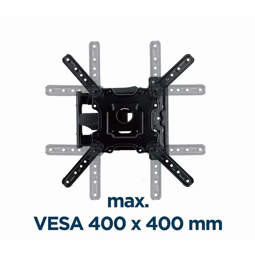 Gembird WM-55ST-01 soporte para TV 139,7 cm (55") Acero