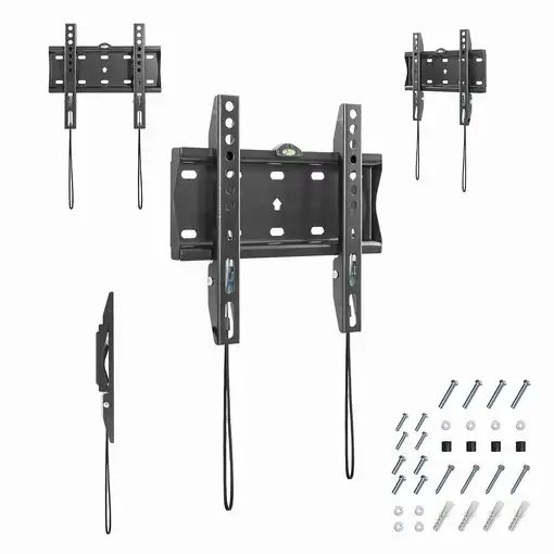 Gembird WM-42F-01 soporte para TV 106,7 cm (42") Negro