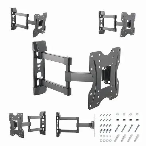 Gembird WM-42ST-02 soporte para TV 106,7 cm (42") Negro