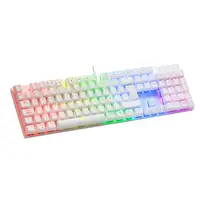 Mars Gaming MK422 Blanco, Teclado Mecánico Gaming RGB, Antighosting, Switch Mecáni