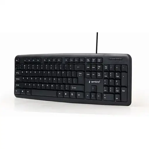 Gembird KB-U-103-ES teclado Hogar USB Español Negro