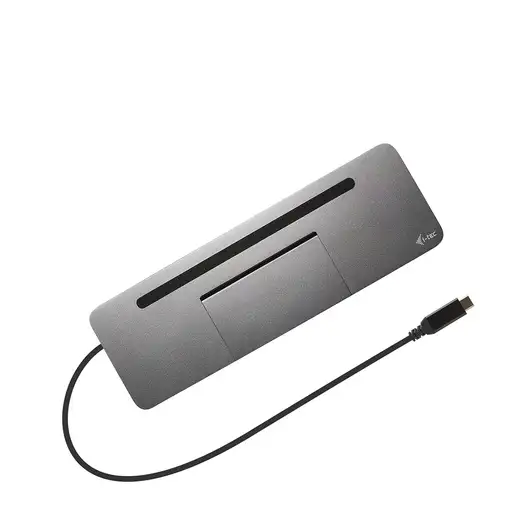 i-tec Metal SB-C Ergonomic 4K 3x Display Docking Station with Power Delivery 85 W