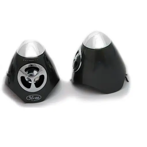 3free 3F-SPK100W altavoz Negro Alámbrico 4 W