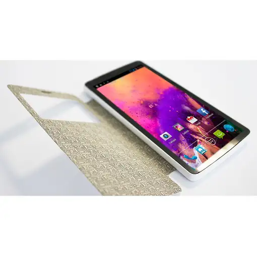 Billow SFP501W funda para teléfono móvil 12,7 cm (5") Libro Blanco