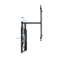 TooQ LP4380XL-B soporte para TV 2,03 m (80") Negro