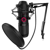 Krom Kapsule Negro Micrófono para PC