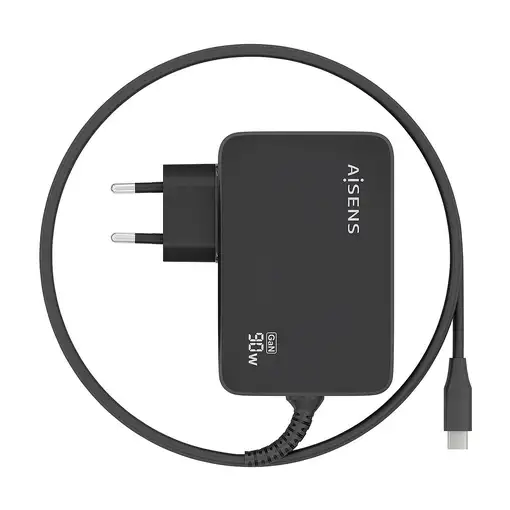 AISENS ASCH-1PD90WL034-BK cargador de dispositivo móvil Universal Negro Corriente