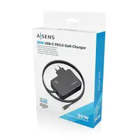 AISENS ASCH-1PD90WL034-BK cargador de dispositivo móvil Universal Negro Corriente